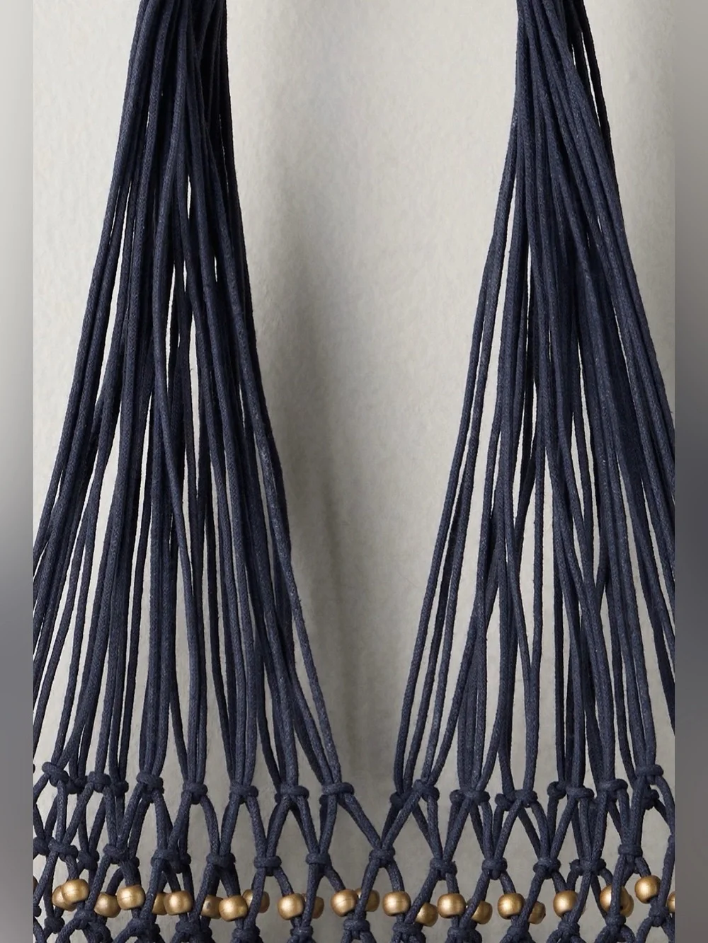 NWT Wishing Well Beaded Bag - Blue/Gold